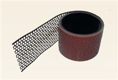 TONDACH Ochranný větrací pás okapní hliníkový 5000/100mm - černý/červený TONDACH Ochranný větrací pás okapní hliníkový 5000/100mm - černý/červený